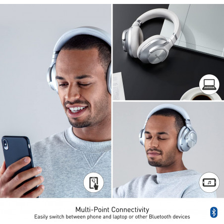 Technics Wireless Noise Cancelling Headphones, High-Fidelity Bluetooth Headphones with Multi-Point Connectivity, Impressive Call