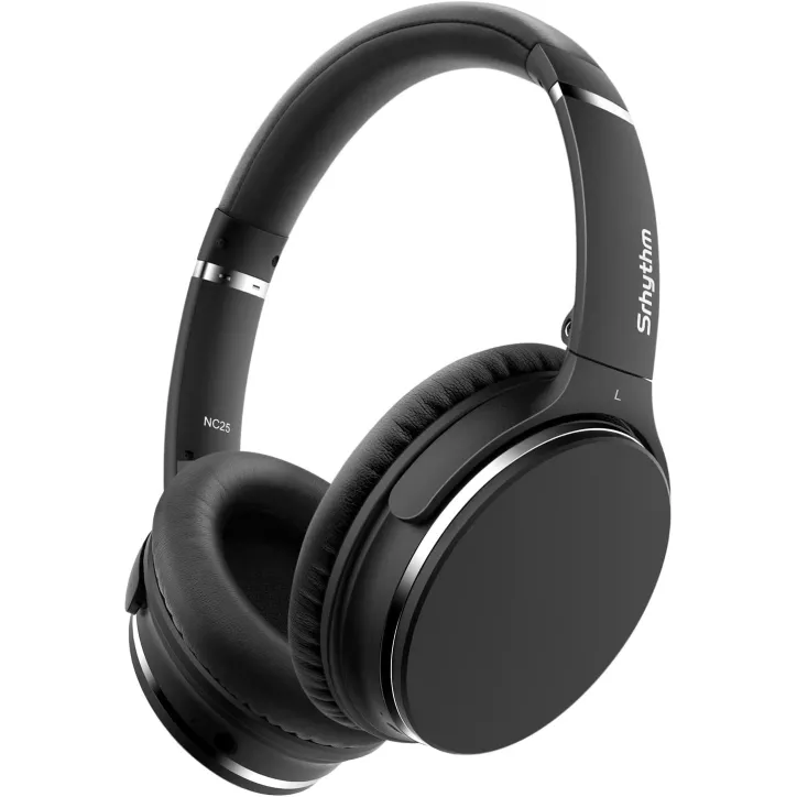 Srhythm NC25 Noise Cancelling Headphones: Immersive Sound, 50H Battery, Ultimate Comfort