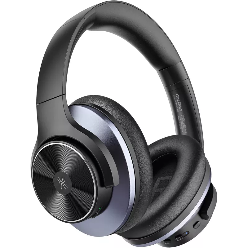 OneOdio A10 Hybrid Active Noise Cancelling Headphones, Wireless Over Ear Bluetooth Headphones, Hi-Res Audio Sound, Deep Bass,