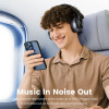 OneOdio A10 Hybrid Active Noise Cancelling Headphones, Wireless Over Ear Bluetooth Headphones, Hi-Res Audio Sound, Deep Bass,