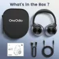 OneOdio A10 : Casque ANC Hi-Res Autonomie 62H - Son Immersif & Mode Transparence