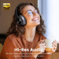 OneOdio A10 : Casque ANC Hi-Res Autonomie 62H - Son Immersif & Mode Transparence