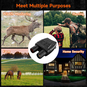 Night Vision Goggles Night Vision Binoculars for Adults - Digital Infrared Binoculars can Save Photo and Video with 32GB Memory