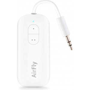 Twelve South AirFly Pro | Wireless Transmitter/Receiver with Audio Sharing for up to 2 AirPods/Wireless Headphones to Any Audio