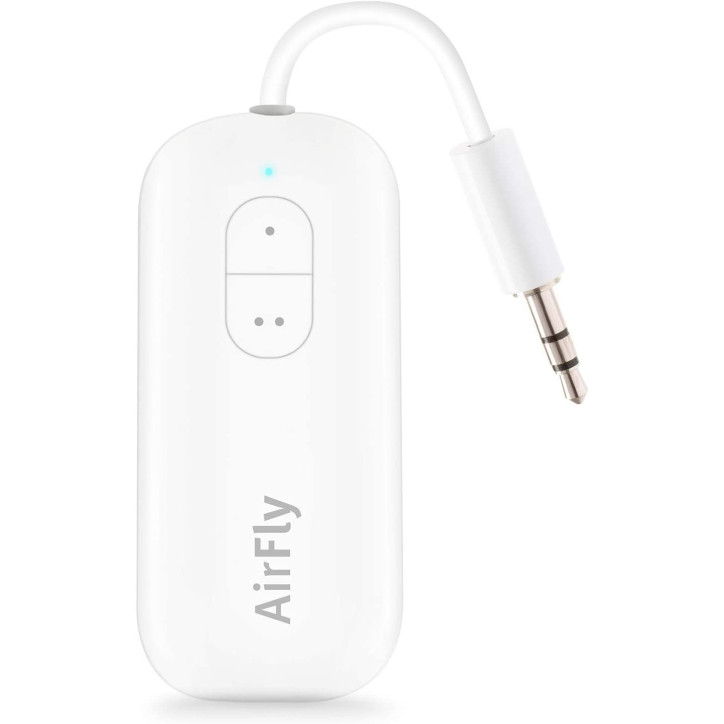 Twelve South AirFly Pro: Wireless Audio Adapter for Headphones, Planes, & More! Never Run Out of Battery!