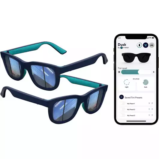 Ampere Dusk App-enabled Tint Adjustable Sunglasses for THE FIRST GL...