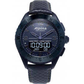 Alpina Smart Watch (Model: AL-283SEN5NAQ6), Black