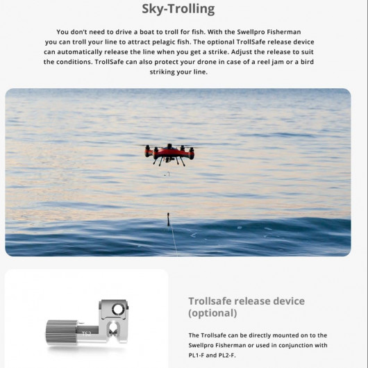 Swellpro PL2-F Payload Release with HD Camera for Fisherman FD1