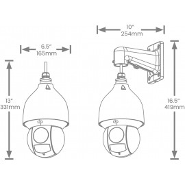 Lorex 4K PTZ Dome Security Camera – Pan, Tilt, Zoom, Night Vision