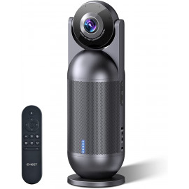 EMEET Meeting Capsule, 4K Captured 1080P Output 360° Conference Room Webcam 8 Mics and 10W Speaker, 5 Video Modes, AI