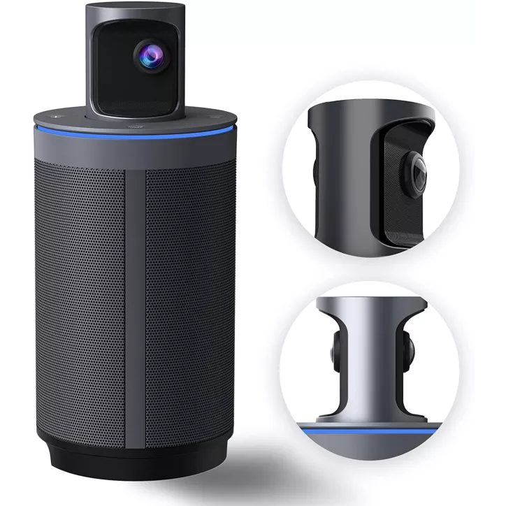 NexiGo Caméra Conférence 360° IA 4K: Suivi Vocal, Audio Cristallin, Réunions Immersives!