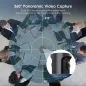 NexiGo Caméra Conférence 360° IA 4K: Suivi Vocal, Audio Cristallin, Réunions Immersives!