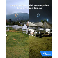 Reolink Caméra PoE 4K : Surveillance Ultime avec Zoom 5X et Vision Nocturne Couleur