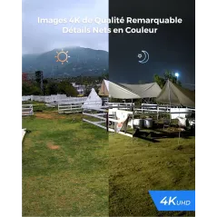 Reolink Caméra PoE 4K : Surveillance Ultime avec Zoom 5X et Vision Nocturne Couleur