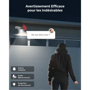 Reolink 4K Caméra de Surveillance Extérieure PoE avec Zoom Optique 5X, Vision Nocturne en Couleur, Audio Bidirectionnel,