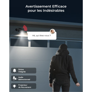 Reolink 4K Caméra de Surveillance Extérieure PoE avec Zoom Optique 5X, Vision Nocturne en Couleur, Audio Bidirectionnel,