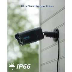 Reolink 4K Caméra de Surveillance Extérieure PoE avec Zoom Optique 5X, Vision Nocturne en Couleur, Audio Bidirectionnel,