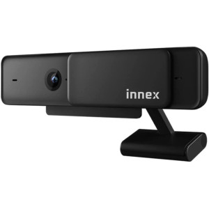 Innex Cube 4K AI-Powered Panoramic 360° Video Conference Camera, Smart Webcam with Dual-Microphones, Ultra-Wide Angle, AI
