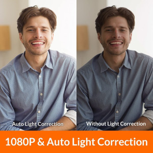 Innex Cube 4K AI-Powered Panoramic 360° Video Conference Camera, Smart Webcam with Dual-Microphones, Ultra-Wide Angle, AI