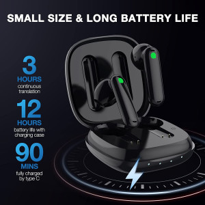 Timekettle WT2 Edge/W3 Translator Device - Bidirection Simultaneous Translation, Language Translator Device with 40 Languages &