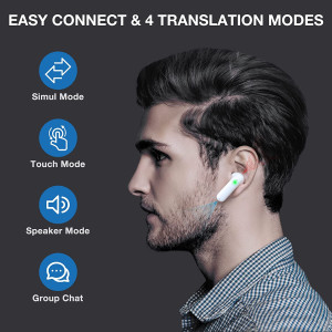 Timekettle WT2 Edge/W3 Translator Device - Bidirection Simultaneous Translation, Language Translator Device with 40 Languages &