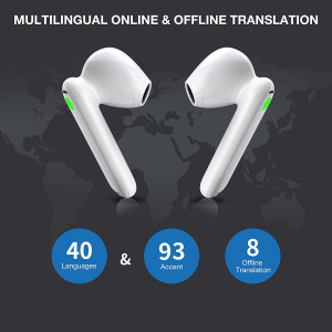 Timekettle WT2 Edge/W3 Translator Device - Bidirection Simultaneous Translation, Language Translator Device with 40 Languages &