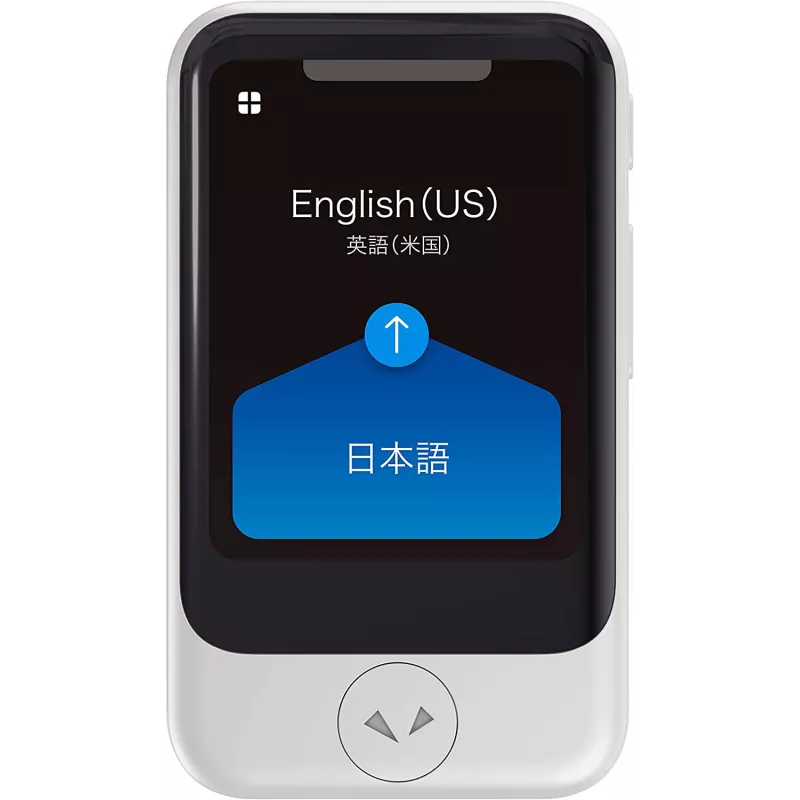 Pocketalk Model S Real Time Two-Way 82 Language Voice Translator with 2 Year Built-in Data and Text-to-Translate Camera & HIPAA