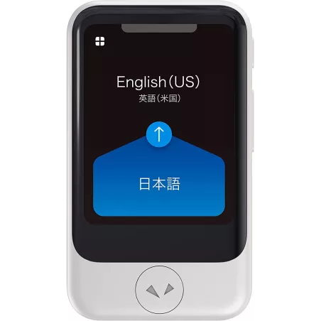 Pocketalk Model S Real Time Two-Way 82 Language Voice Translator with 2 Year Built-in Data and Text-to-Translate Camera & HIPAA