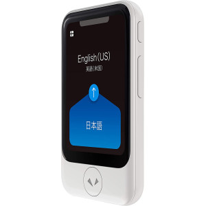 Pocketalk Model S Real Time Two-Way 82 Language Voice Translator with 2 Year Built-in Data and Text-to-Translate Camera & HIPAA