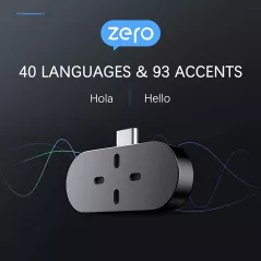Timekettle Zero : Traducteur Vocal Instantané, 40 Langues – Parfait pour Voyages & Business!