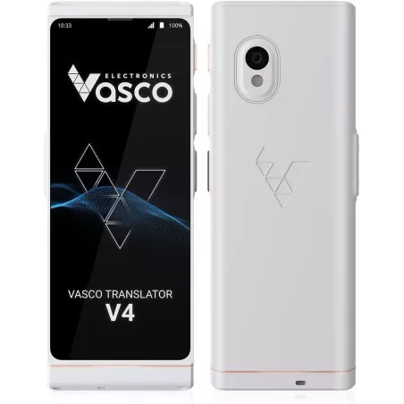 Vasco V4 Language Translator Device | 108 Languages | Free Lifetime Internet for Translations in Almost 200 Countries | Model