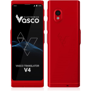 Vasco V4 Language Translator Device | 108 Languages | Free Lifetime Internet for Translations in Almost 200 Countries | Model