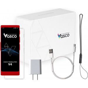 Vasco V4 Language Translator Device | 108 Languages | Free Lifetime Internet for Translations in Almost 200 Countries | Model