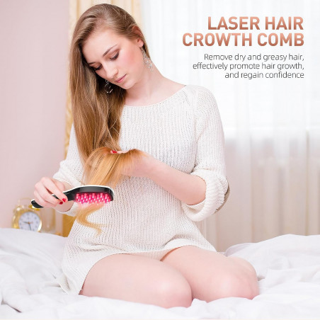 Laser-Comb - Professional-Laser-Hair-Growth-System(No LEDs) - Electric-Scalp-Massager-for-Hair-Growth - Thinning Hair Treatment,