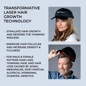 Laser Hair Growth Products (FDA Cleared) by Hairmax | Laser Hair Growth Cap | Model: RegrowMD | Hair Loss Treatment for Men and
