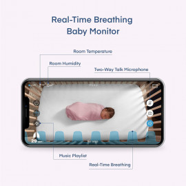 Miku Smart Baby Monitor - Contact-Free, HD Video & Sleep Tracking
