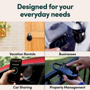 igloohome Keybox 3E (NEW!) - Spacious Key Safe w/ Airbnb Sync - Bluetooth & Pin Access Offline