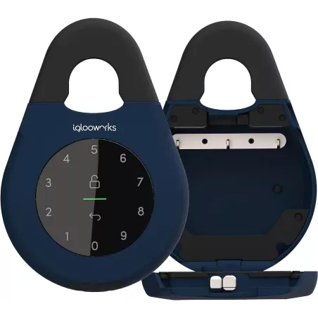 igloohome Keybox 3E (NEW!) - Spacious Key Safe w/ Airbnb Sync - Bluetooth & Pin Access Offline