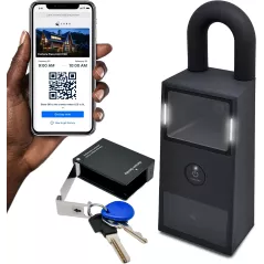 LTE Smart Key Lock Box: Outdoor, QR Access, Weatherproof, 3 Months LTE Data Included