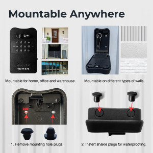 Access your belongings anytime, anywhere with the secure and smart MojoBox Bluetooth digital lockbox.