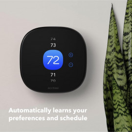 Ecobee Smart Thermostat Enhanced - WiFi, Voice Control, Energy Saving