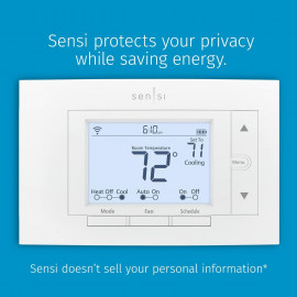 Thermostat intelligent Wi-Fi Emerson Sensi - Certifié Energy Star