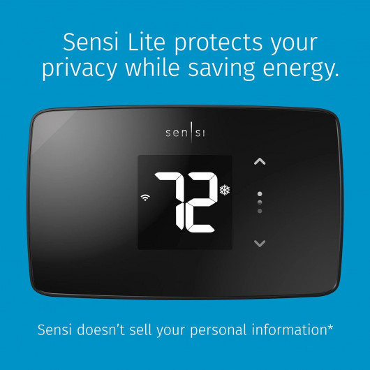 Sensi Lite Smart Thermostat 2023 - WiFi, Alexa & Energy Star