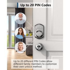 TEEHO TE001 Keyless Entry Door Lock – Secure, Smart, and Easy to Install