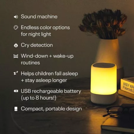 Nanit Veilleuse et Machine à Sons Intelligente : Sommeil Paisible de Bébé Garanti!
