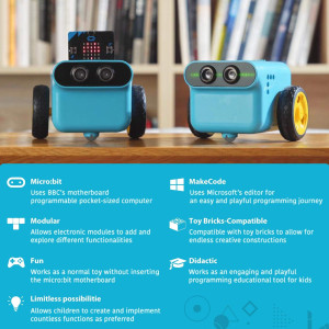 Elecfreaks Micro:bit Robot - Engaging STEM Coding Toy for Kids