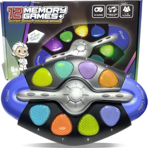 iCore 12-in-1 Electronic Flashing Memory Game: Fun, Interactive Brain Challenge for Kids