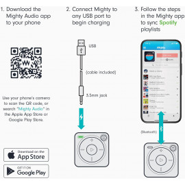 Mighty: Your Compact Spotify Music Player anywhere, anytime.