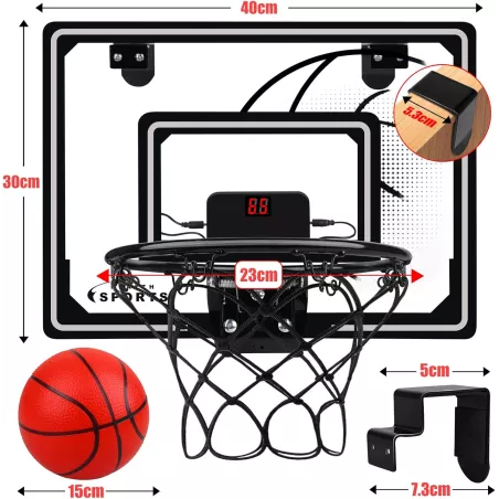 Arcade Basketball Lumineux: Jeu de Basket Intérieur Électronique pour Enfants et Adultes!