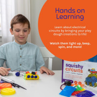 Squishy Circuits Deluxe STEM Kit: Light Up Your Learning with Dough! Ages 8+